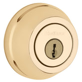 DEADBOLT SNGL CYL GRD2 POLBRSS